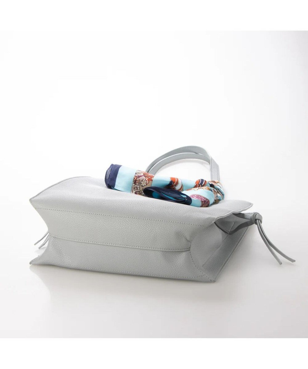 UNBILLION cachecache ビッグスカーフ付きサイド結びトート 