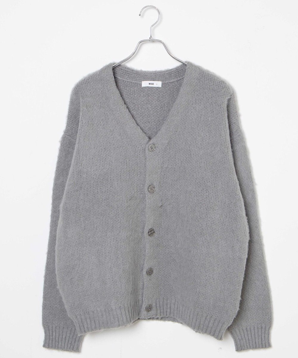WEGO モヘアライクBIGカーディガン 