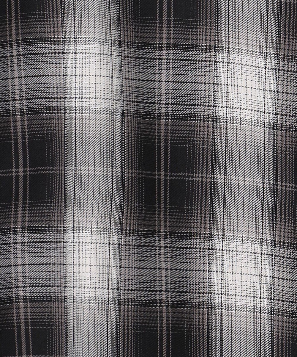 ANY L オンブレーチェックオーバーシャツ 