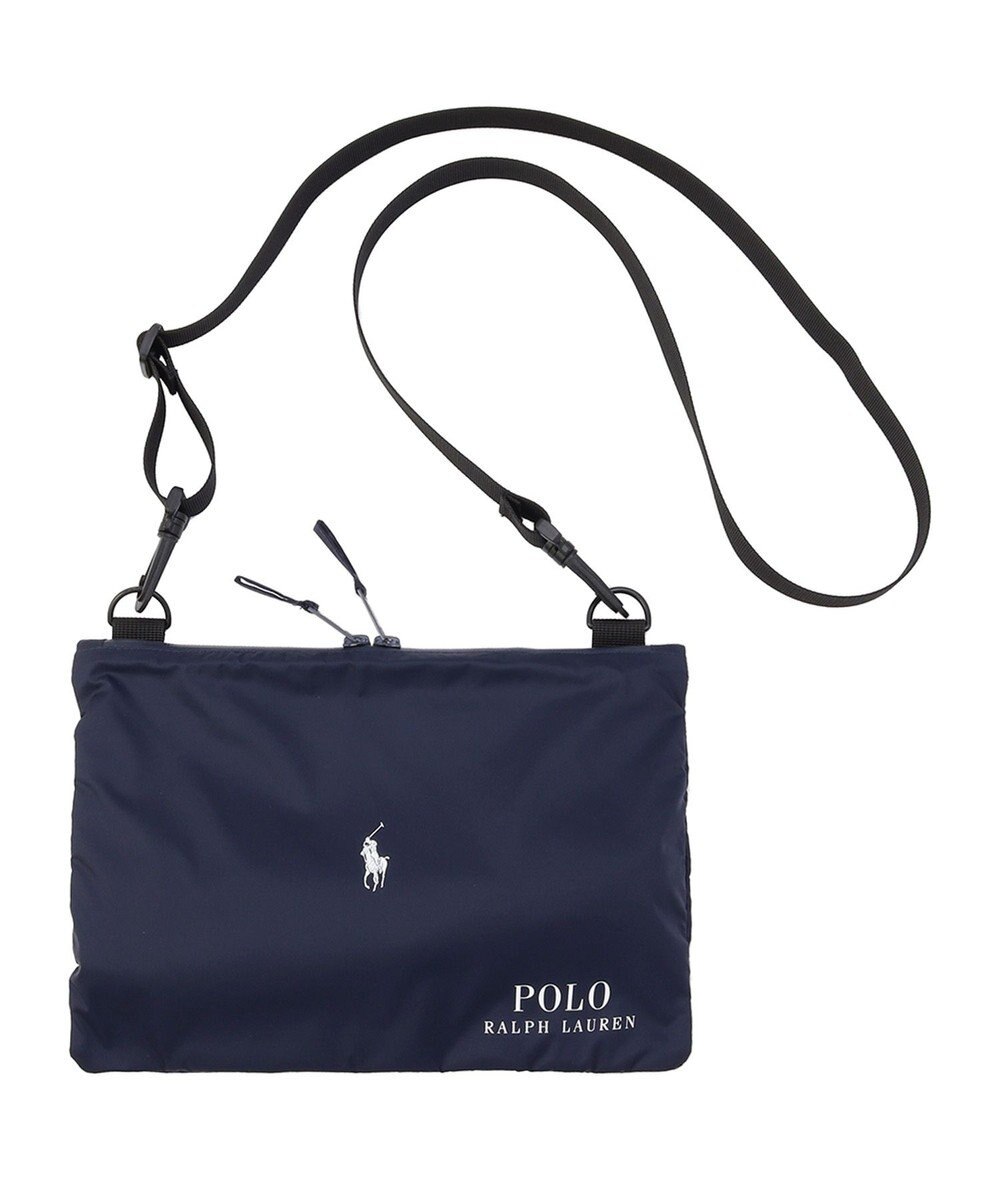 MOONBAT POLO RALPH LAUREN レインサコッシュ傘袋 カラーブロック 吸水生地／撥水 透湿 