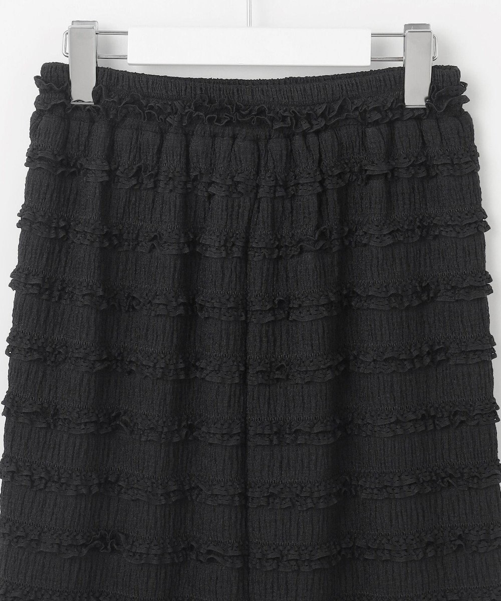 Feroux 【洗える】カットフリルＩラインスカート 