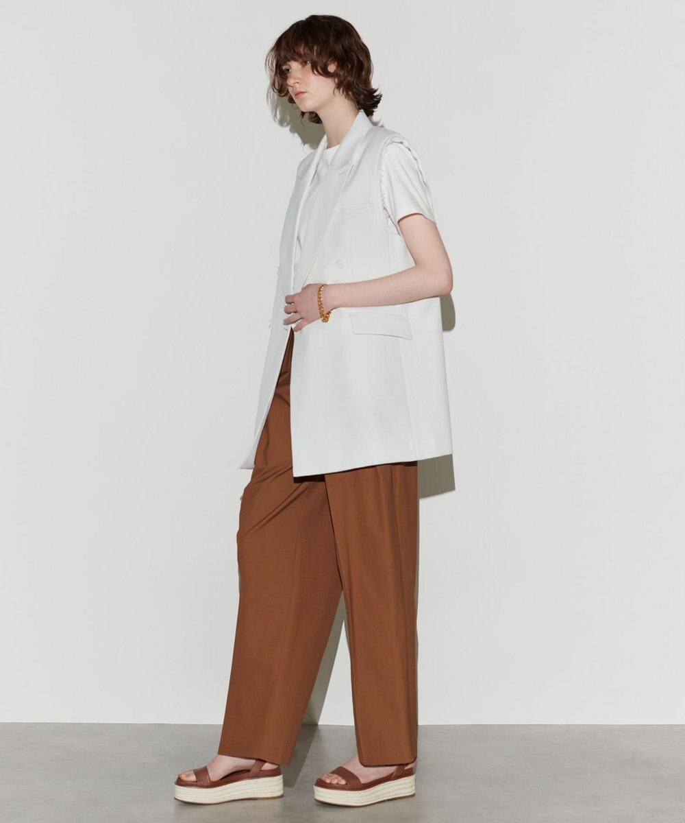 NAVE 【Nave】ライトキャンバス タックパンツ 
