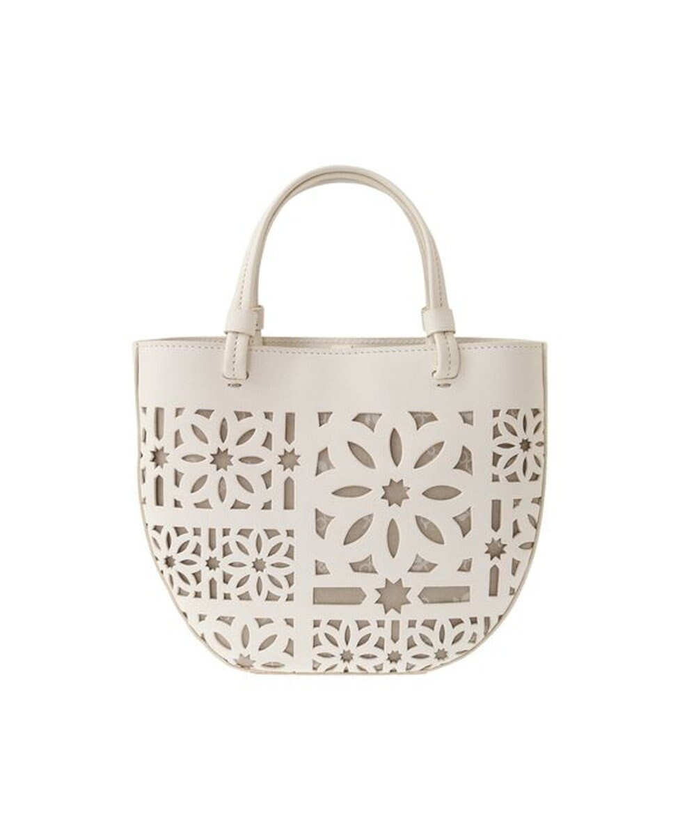 genten セイル カットワーク 手提げバッグ 