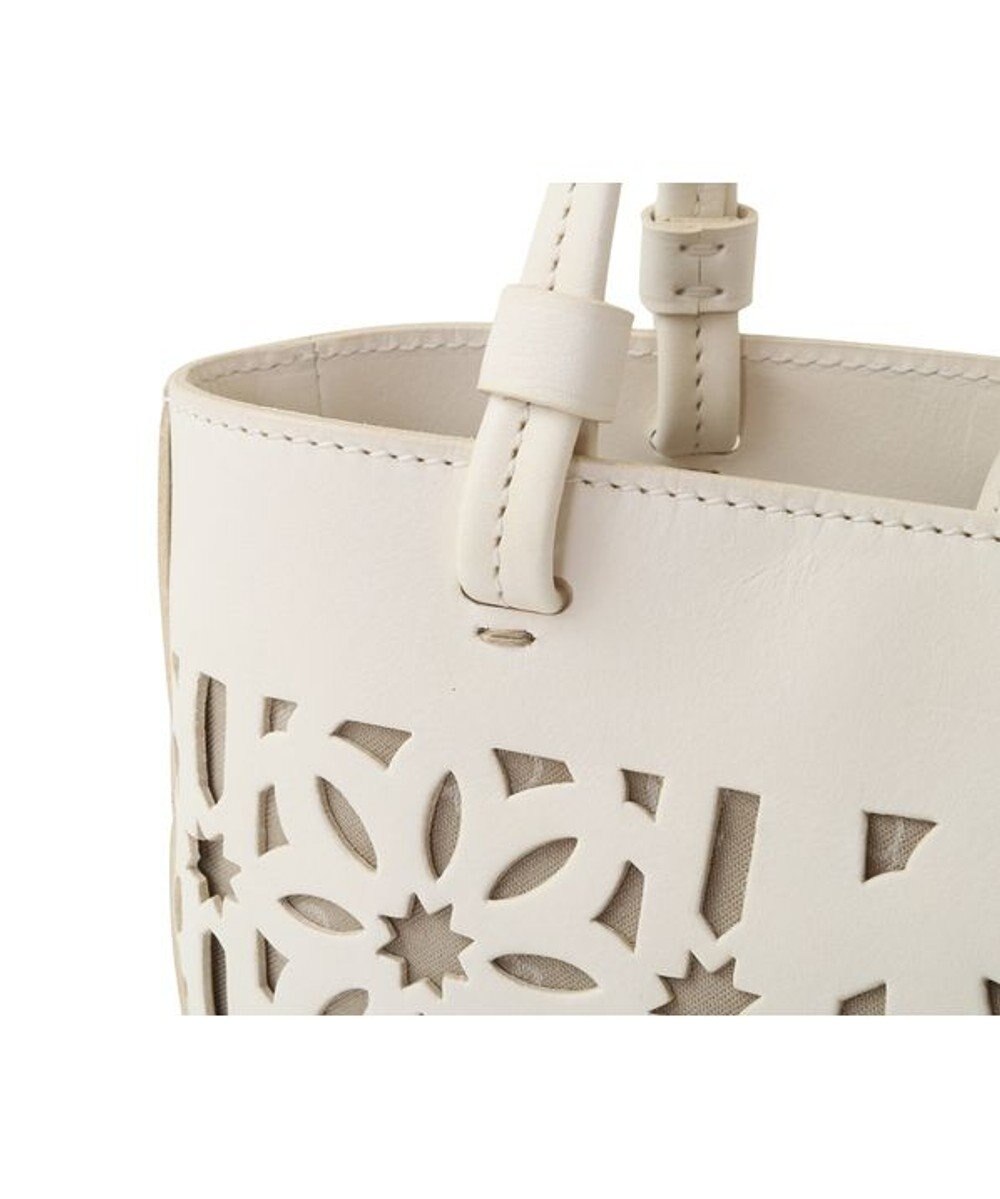 genten セイル カットワーク 手提げバッグ 