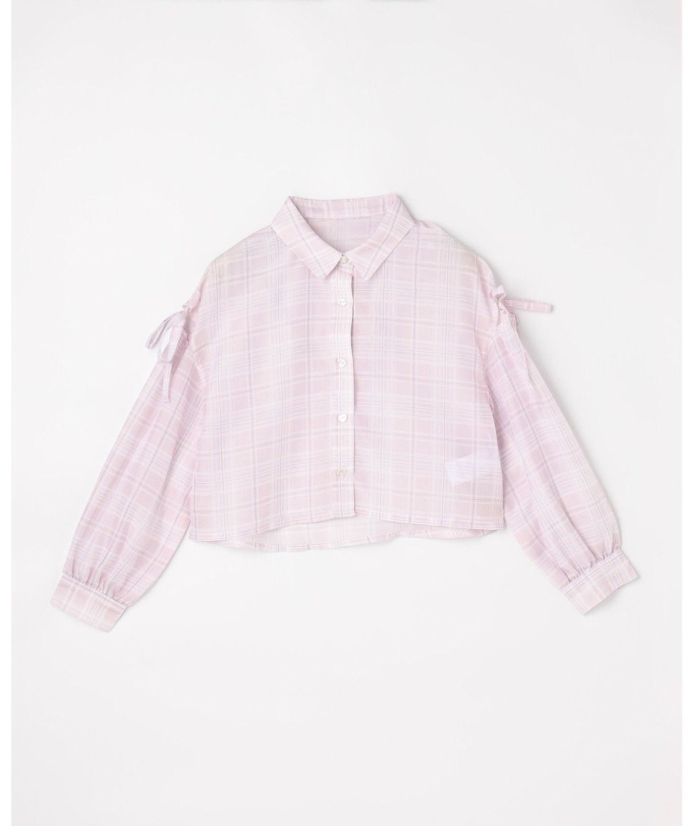 ANY KIDS シアーチェックシャツ 