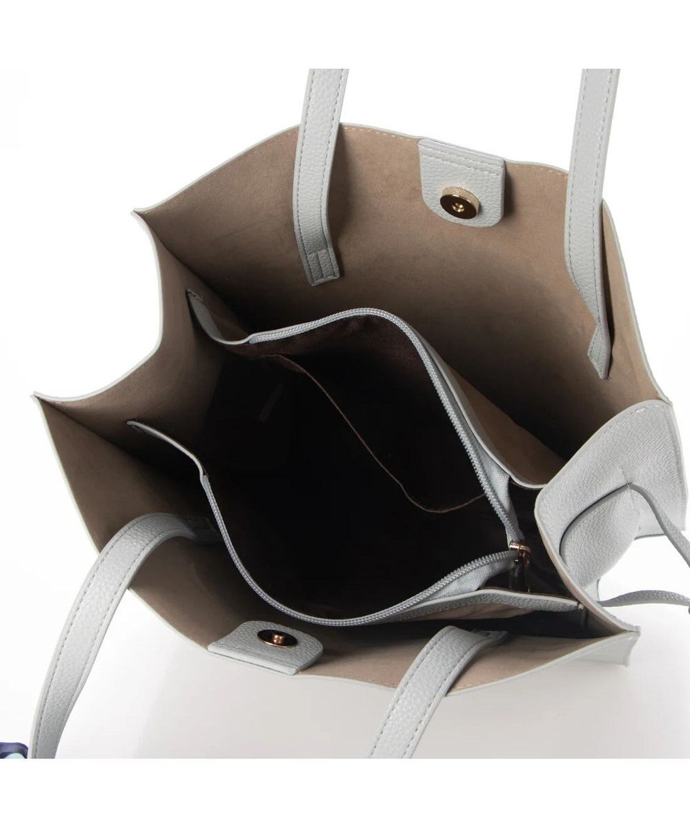 UNBILLION cachecache ビッグスカーフ付きサイド結びトート 