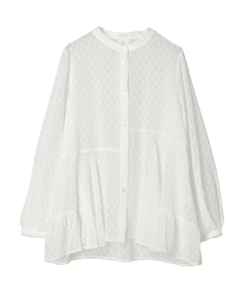 Green Parks アシメティアードブラウス 