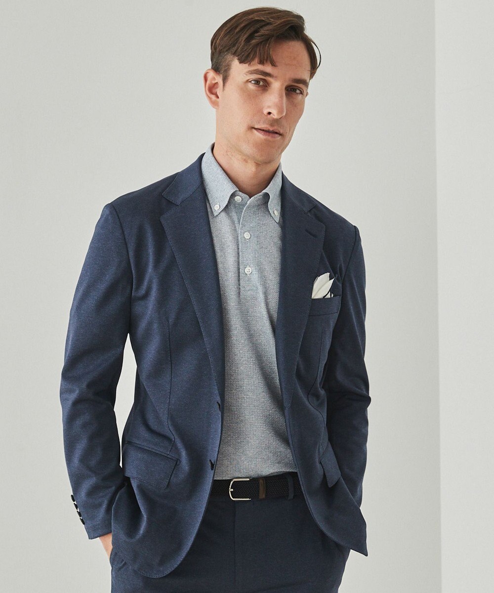 GOTAIRIKU セットアップ対応【洗える/ストレッチ/シワになりにくい】ドライジャージー セットアップジャケット 