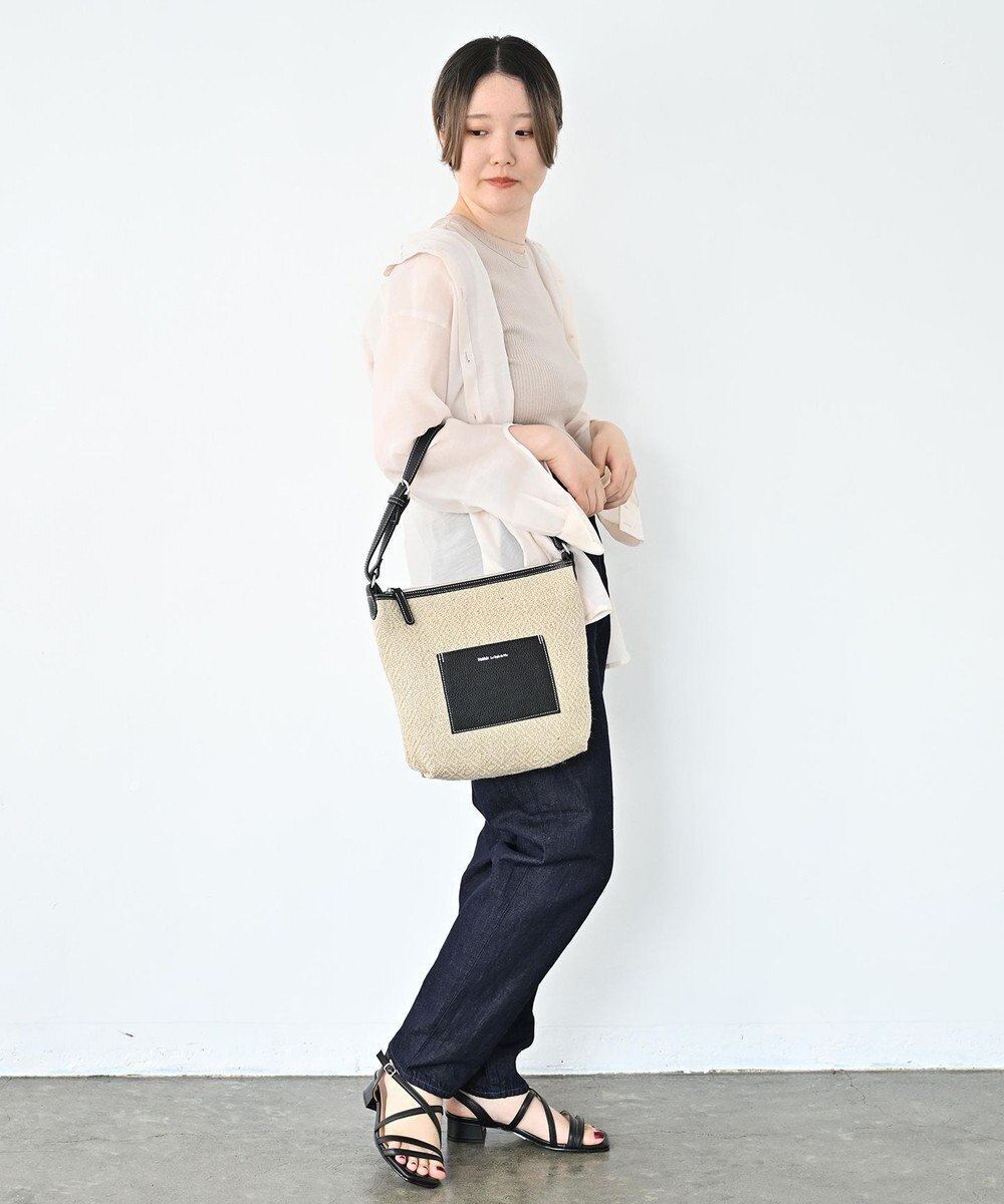 Hekhèr Le Style de Vie 【日本製 / 3WAY】ジュート×牛革 ショルダーバッグmedium 