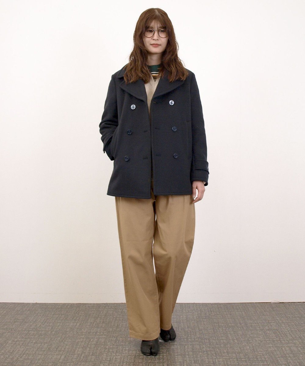 J.PRESS YORK STREET 【UNISEX】ウールカシミヤ スキッパーニットポロシャツ 