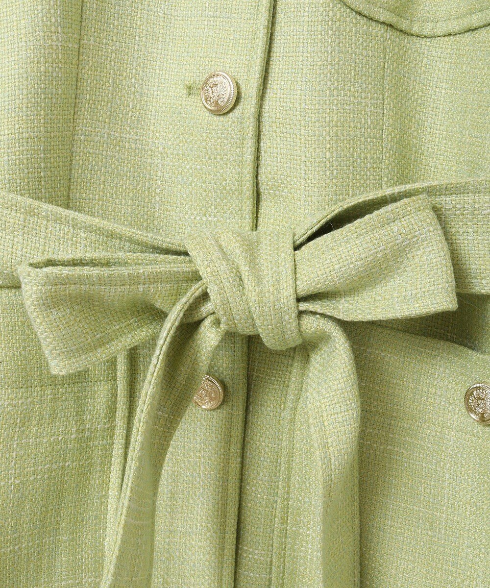 Green Parks ツィードミディ丈ジャケット 