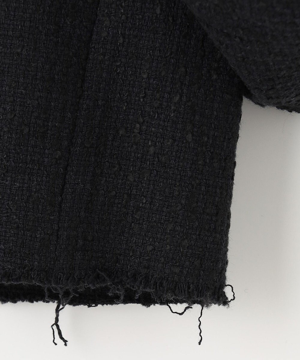 NAVE 【Nave】ストライプツィード クロップドジャケット 