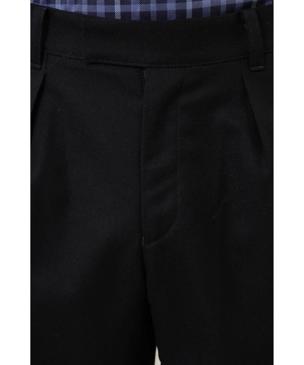 DAKS ウールストレッチフランネルパンツ 