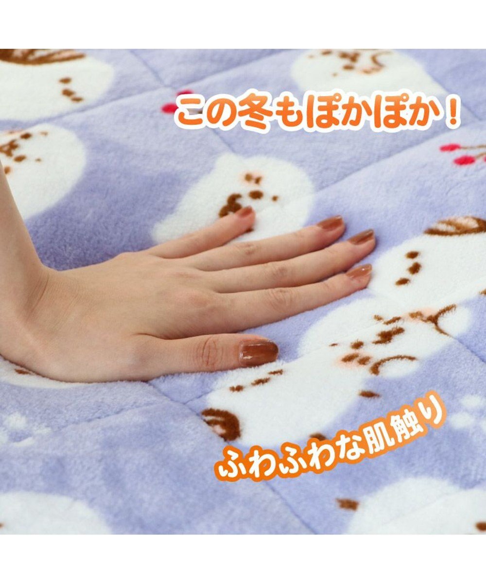 Mother garden しろたん 敷パッド 《シマエナガ》 100×200cm 