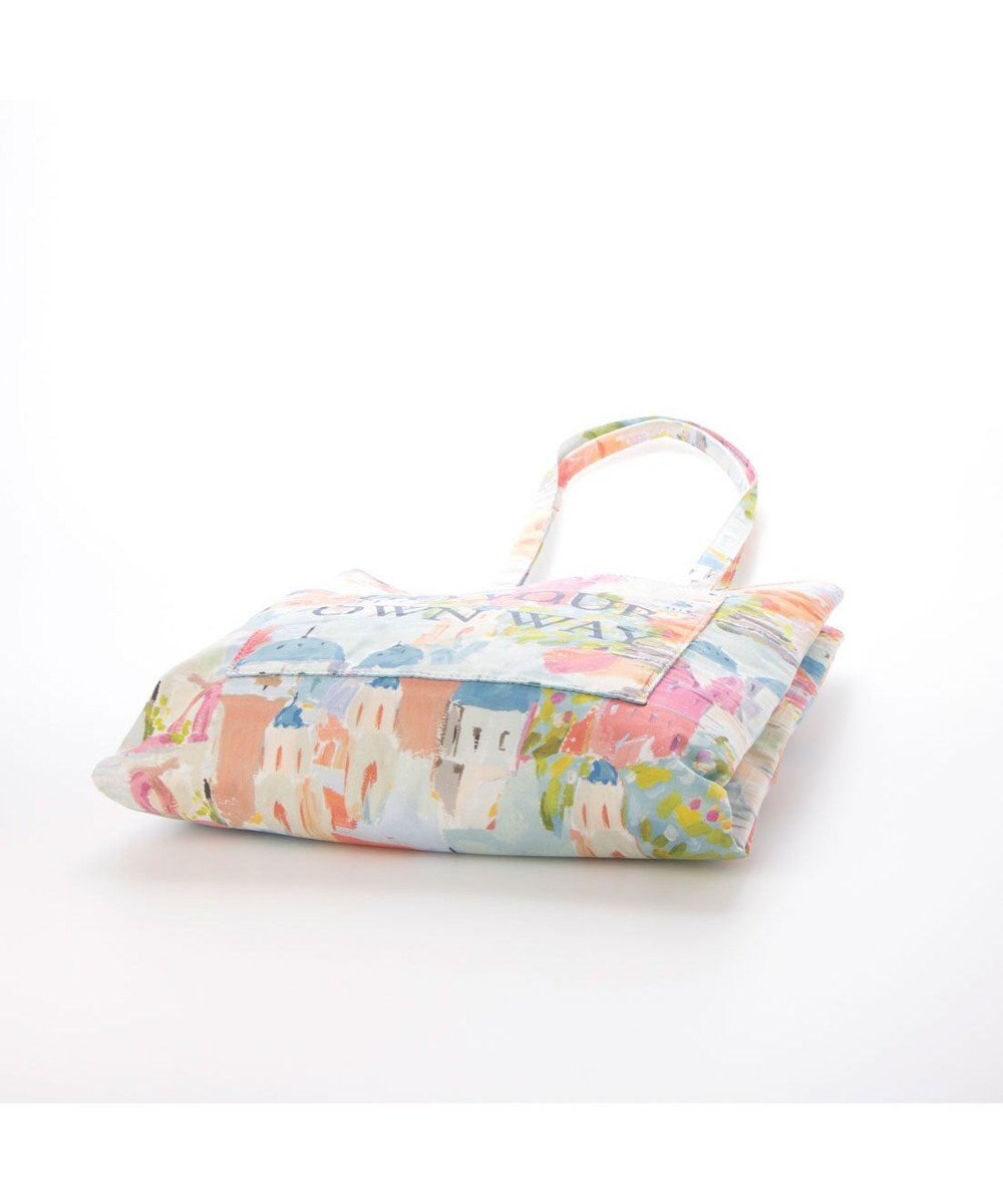 UNBILLION カシュカシュ cachecache / 柄プリント3パーテーショントートバッグ 