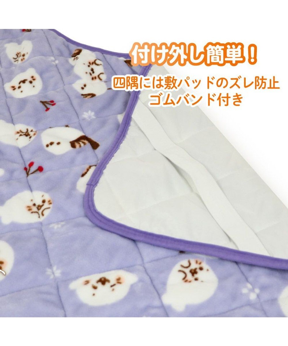 Mother garden しろたん 敷パッド 《シマエナガ》 100×200cm 