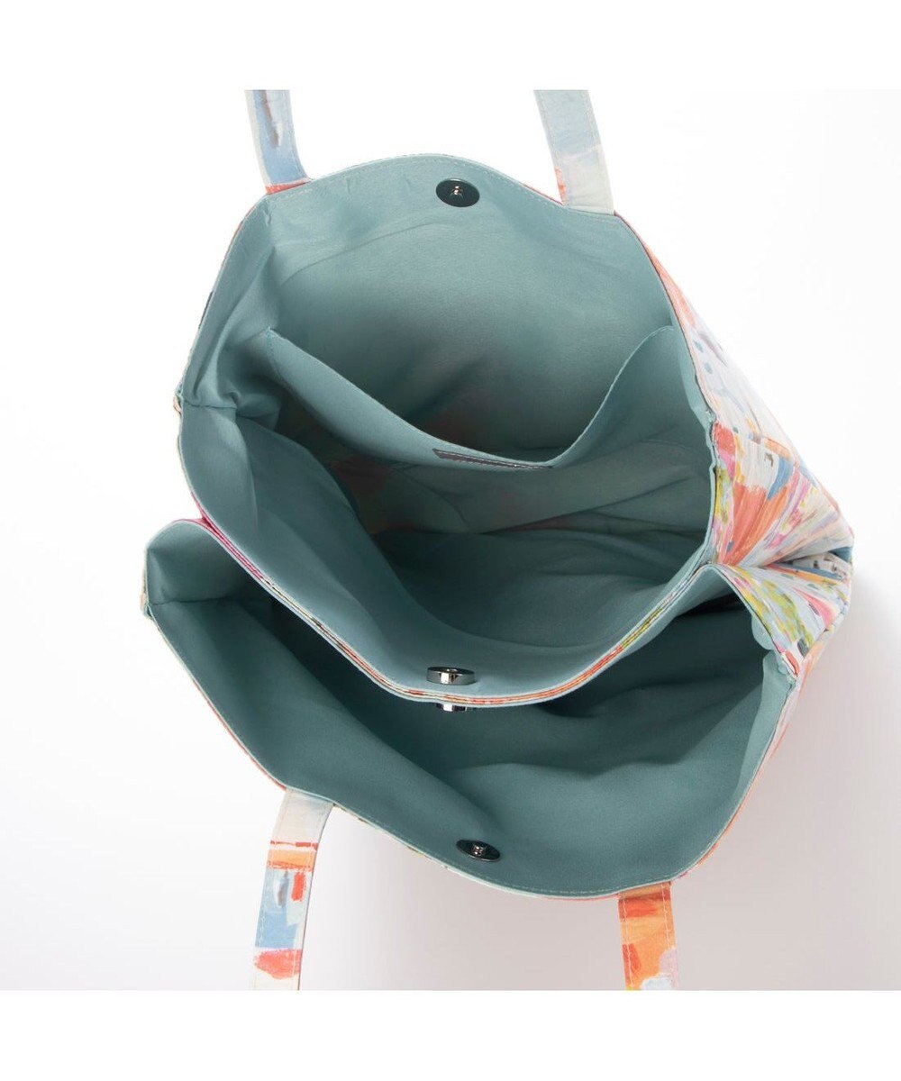 UNBILLION カシュカシュ cachecache / 柄プリント3パーテーショントートバッグ 