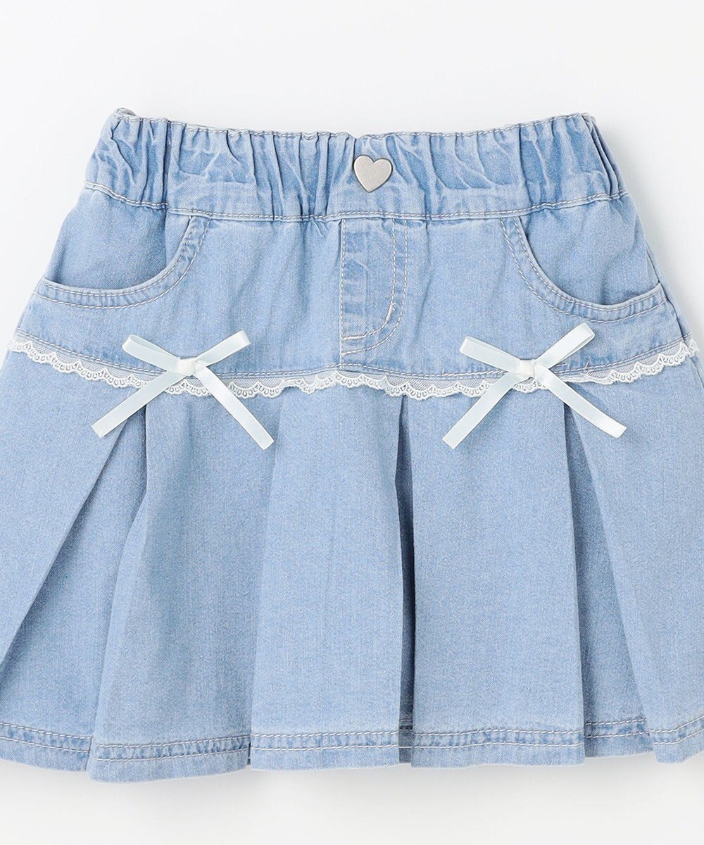 ANY KIDS 【洗濯機可能】プリーツ ミニスカパン 