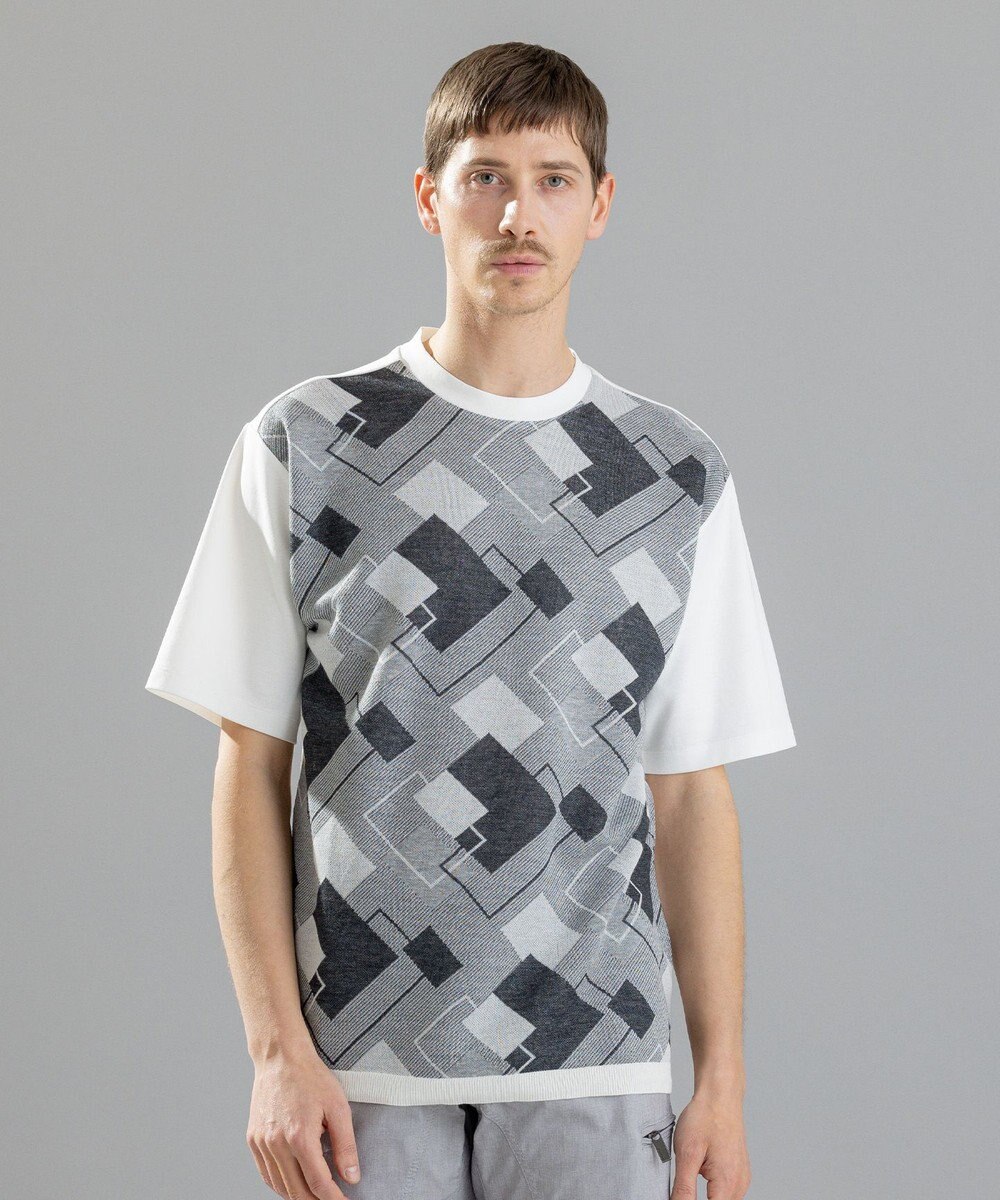JOSEPH HOMME ファインジャガードブロック　Tシャツ 