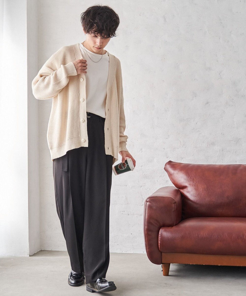 WEGO オーバーフィットカーディガン 