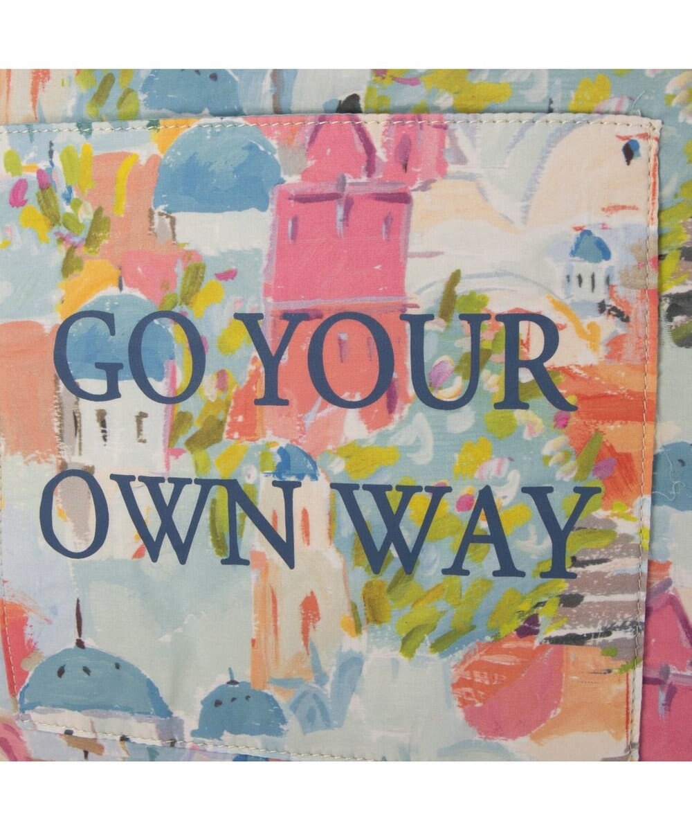 UNBILLION カシュカシュ cachecache / 柄プリント3パーテーショントートバッグ 