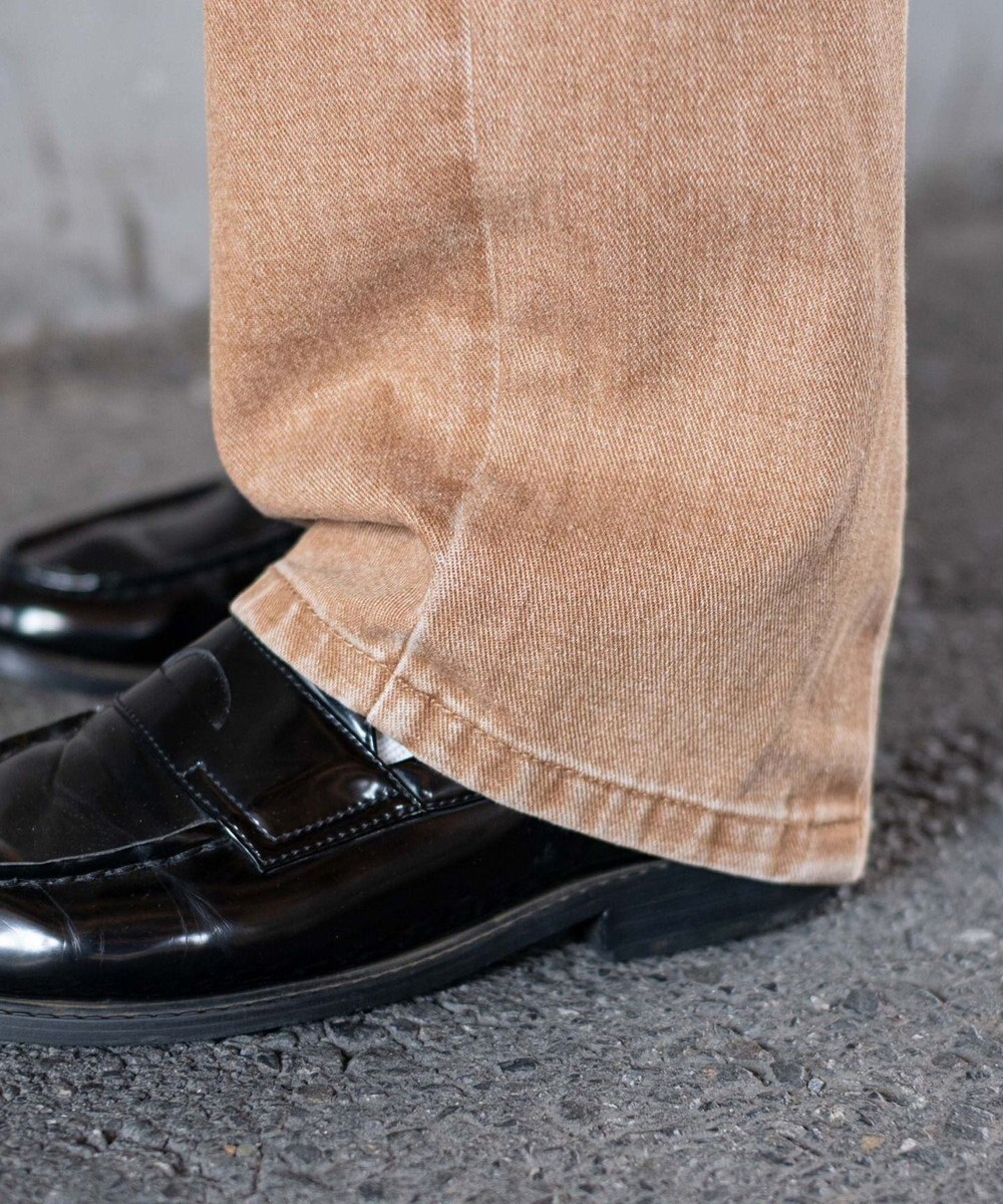 WEGO チェーン付きバルーンデニムパンツ 