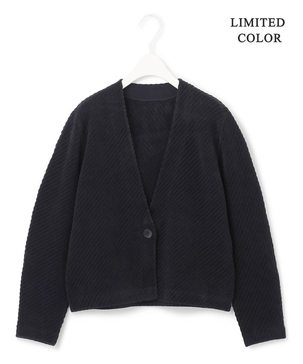 ICB L 【WEB限定カラーあり・洗える】 ジオメトリックパターン カーディガン 