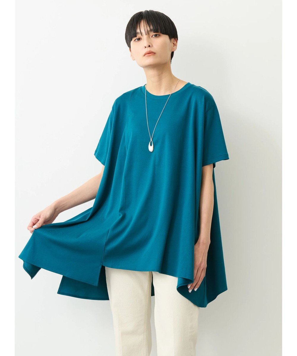 AMERICAN HOLIC キレイｃｏｔｔｏｎ切替ヘムカットチュニック 