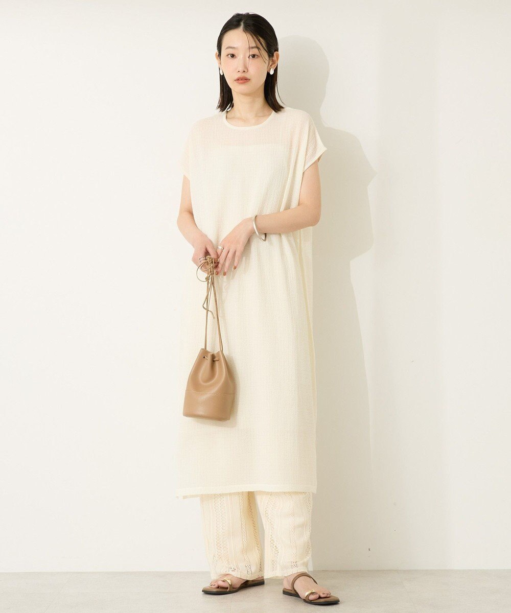 AMERICAN HOLIC ポコポコノースリーブワンピース【インナー付き】 