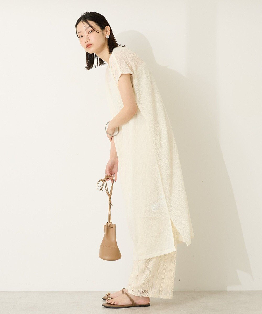 AMERICAN HOLIC ポコポコノースリーブワンピース【インナー付き】 