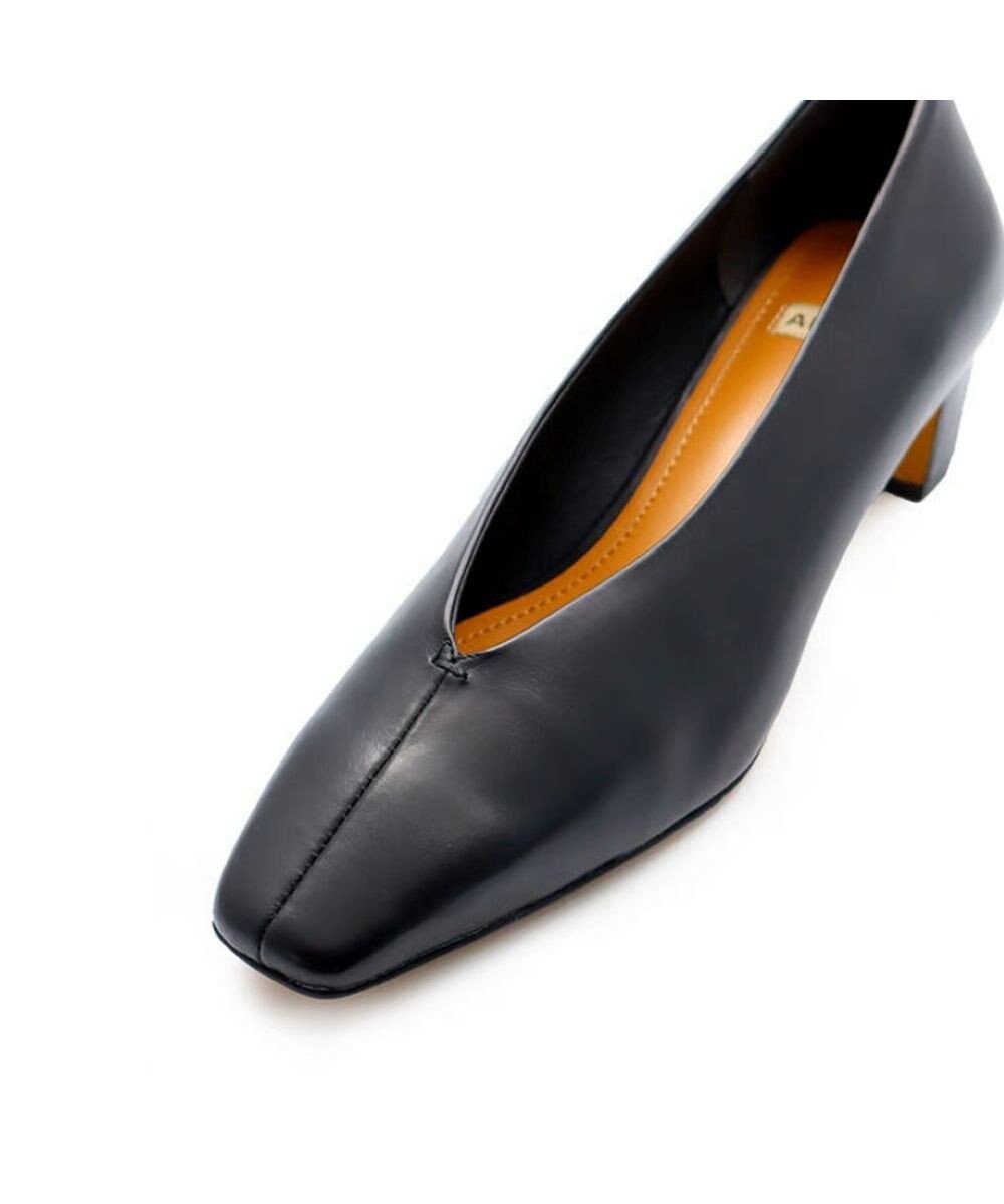 APOM イタリアンカーフ スクエアトゥパンプス 45 