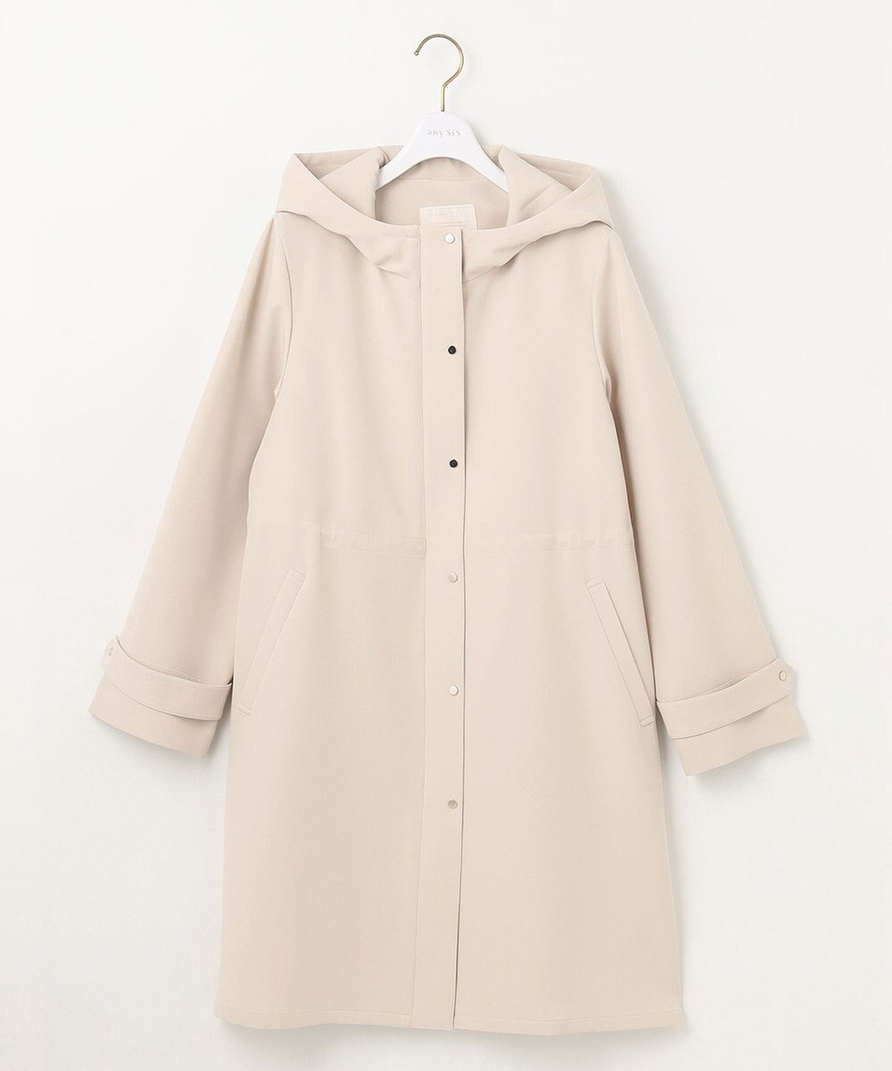 ANY SIS 【洗える】フーデットロング コート 