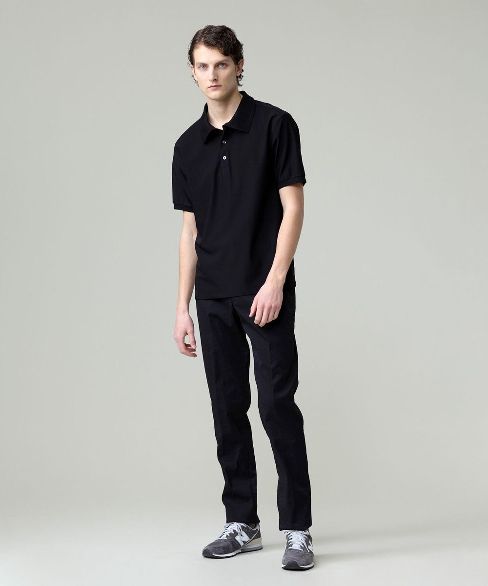 J.PRESS MEN 夏のアクティブシーンを驚くほど自由に！【接触冷感 / UVカット / ストレッチ / 防シワ / 洗える】【MECHANICAL】アクティブ ポロシャツ 