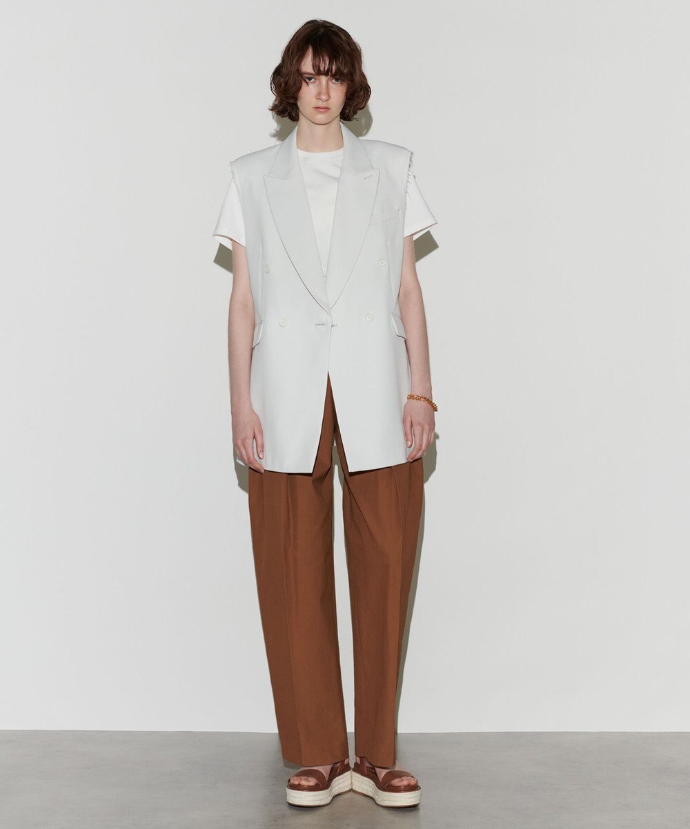 NAVE 【Nave】ライトキャンバス タックパンツ 