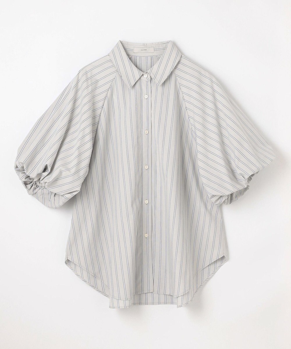 ANY 【接触冷感/UVカット/抗菌防臭/速乾】エニイファンクション パフスリーブブラウス 