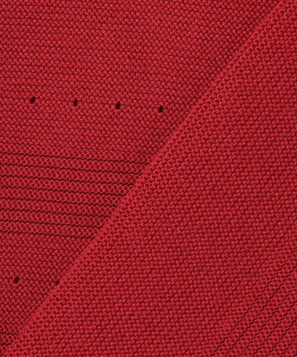 自由区 【XSサイズ～/洗える】ドライタッチホールガーメント ニット 