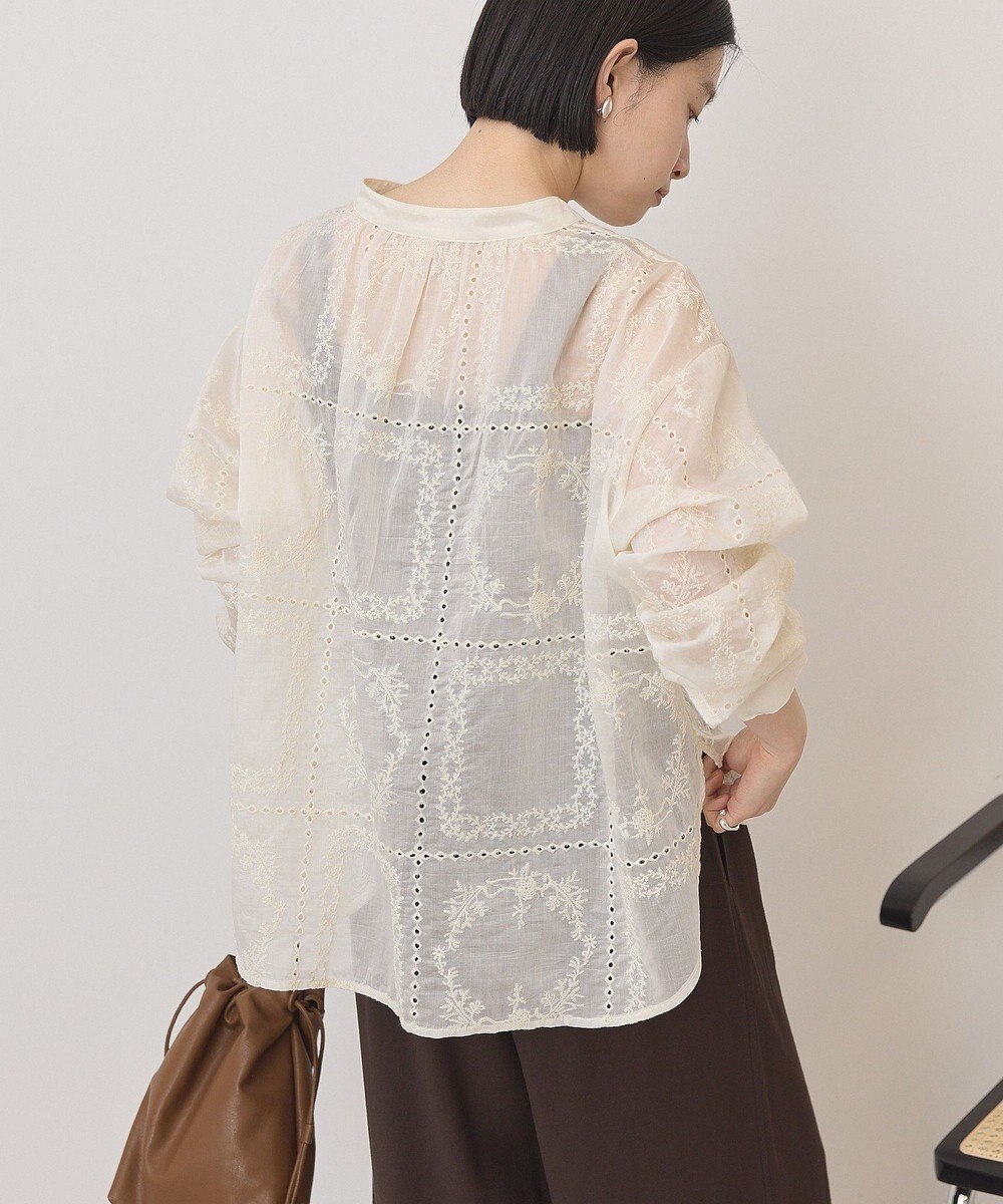 AMERICAN HOLIC スキッパーレースブラウス 
