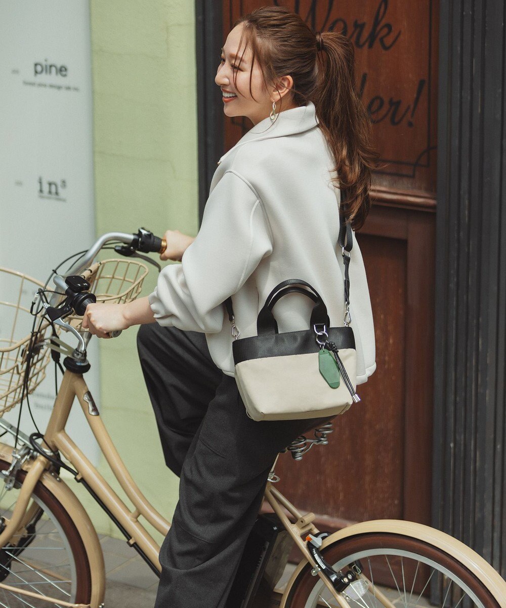 UNFILO L 【野呂佳代さん着用】BEAUTY FORM JERSEY+ ZIPブルゾン 