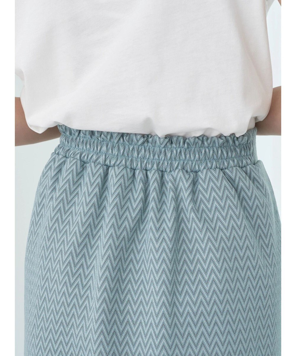 earth music&ecology シェブロン柄タイトスカート 