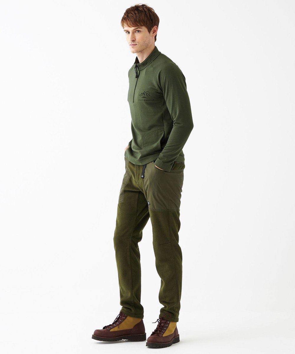 JOSEPH ABBOUD MOUNTAIN 【UNISEX】ウォームバックフリース カットソー 