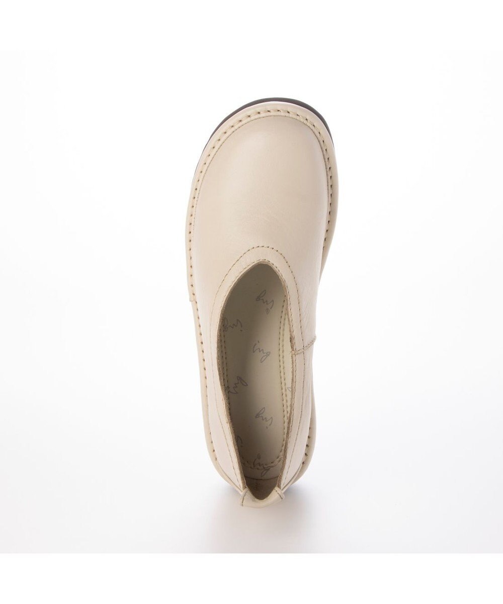 ing <ing>【サスティナブル】深めカットフラットシューズ 