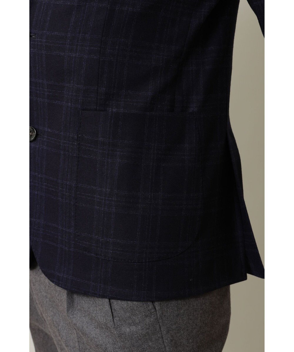 DAKS フランネルチェックジャケット 