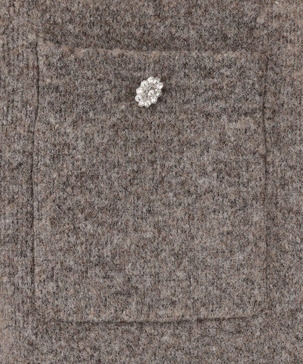 組曲 【WEB限定】プレーティングニットアウタージレ 