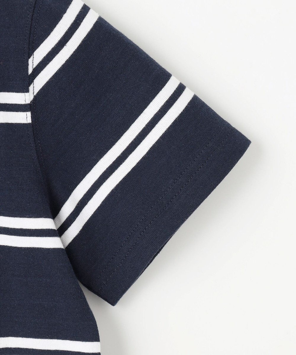 J.PRESS KIDS 【140-170cm】ハウス刺繍ボーダー Ｔシャツ 