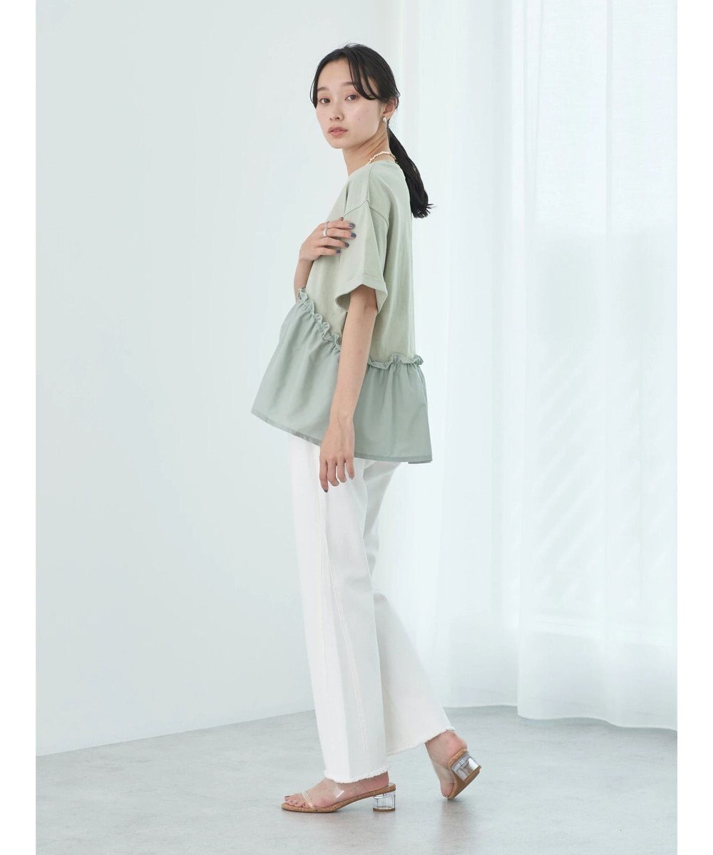 earth music&ecology ドッキングギャザープルオーバー 