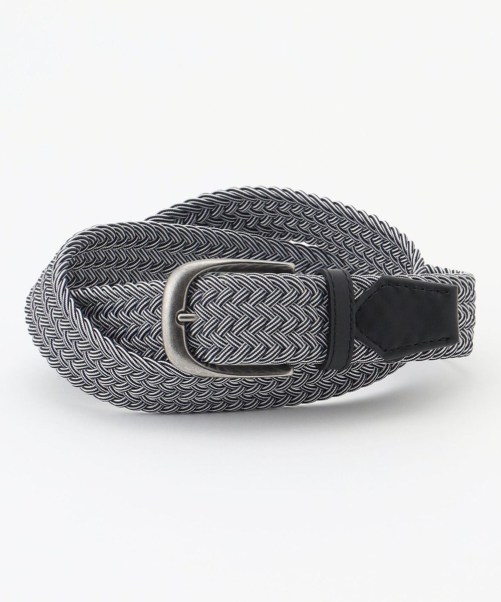 JOSEPH ABBOUD 【イタリア素材・ストレッチ・日本製】 ストレッチミックスブレイズ ベルト 