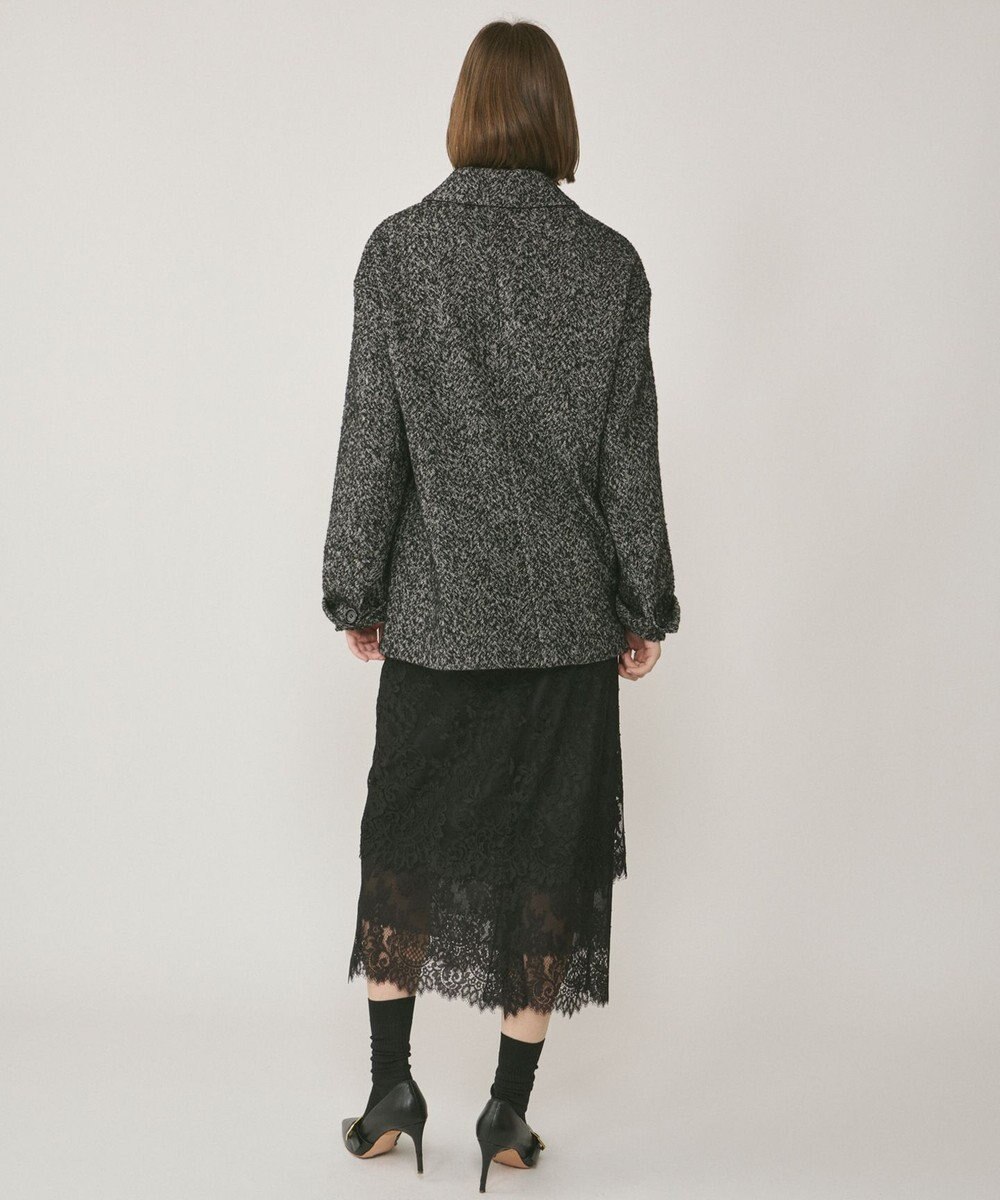 GRACE CONTINENTAL ヘリンボーンツイードジャケット 