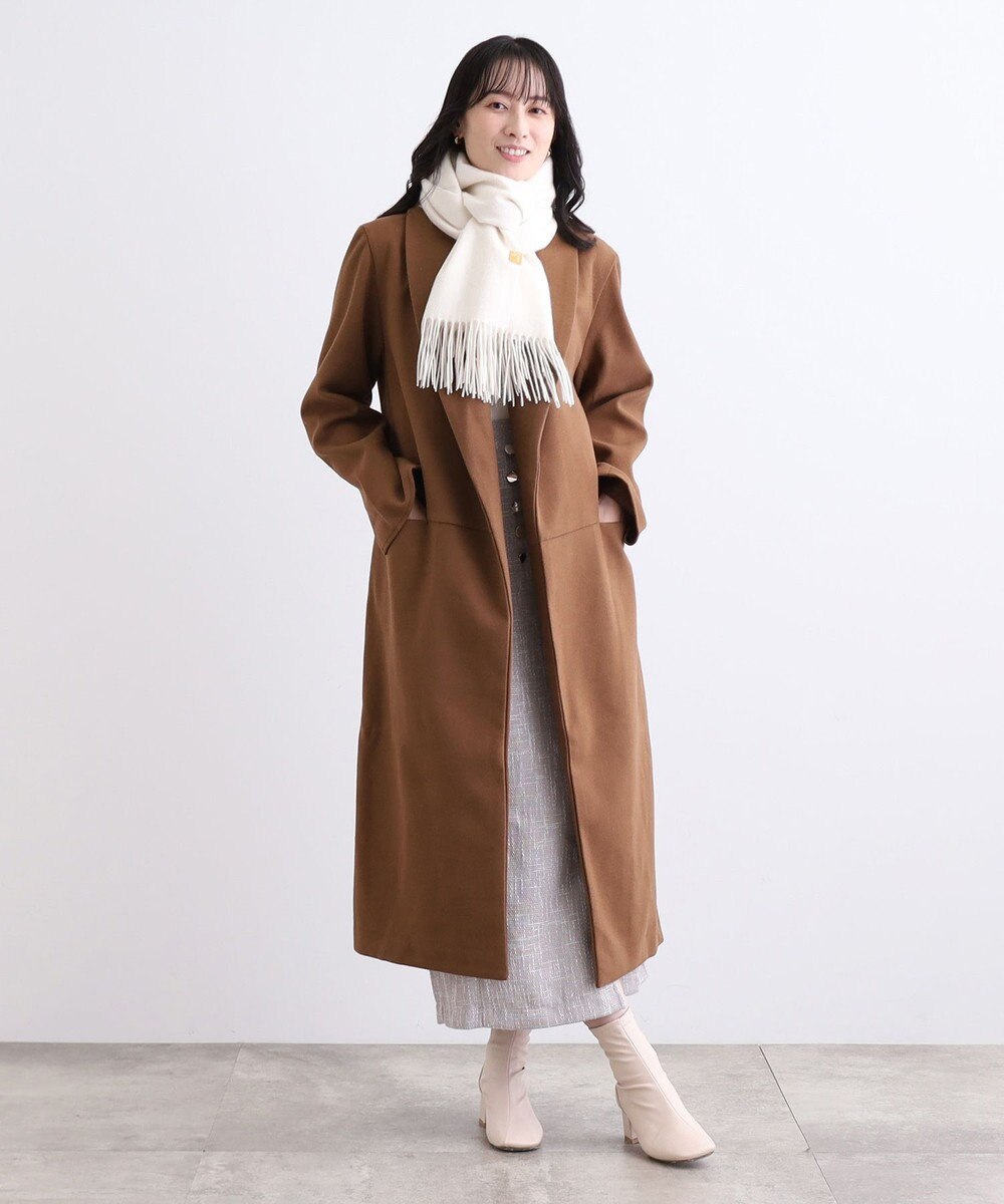 MOONBAT WEB限定【洗える】ミエル (miel) カシミヤ100％ 無地ストール 