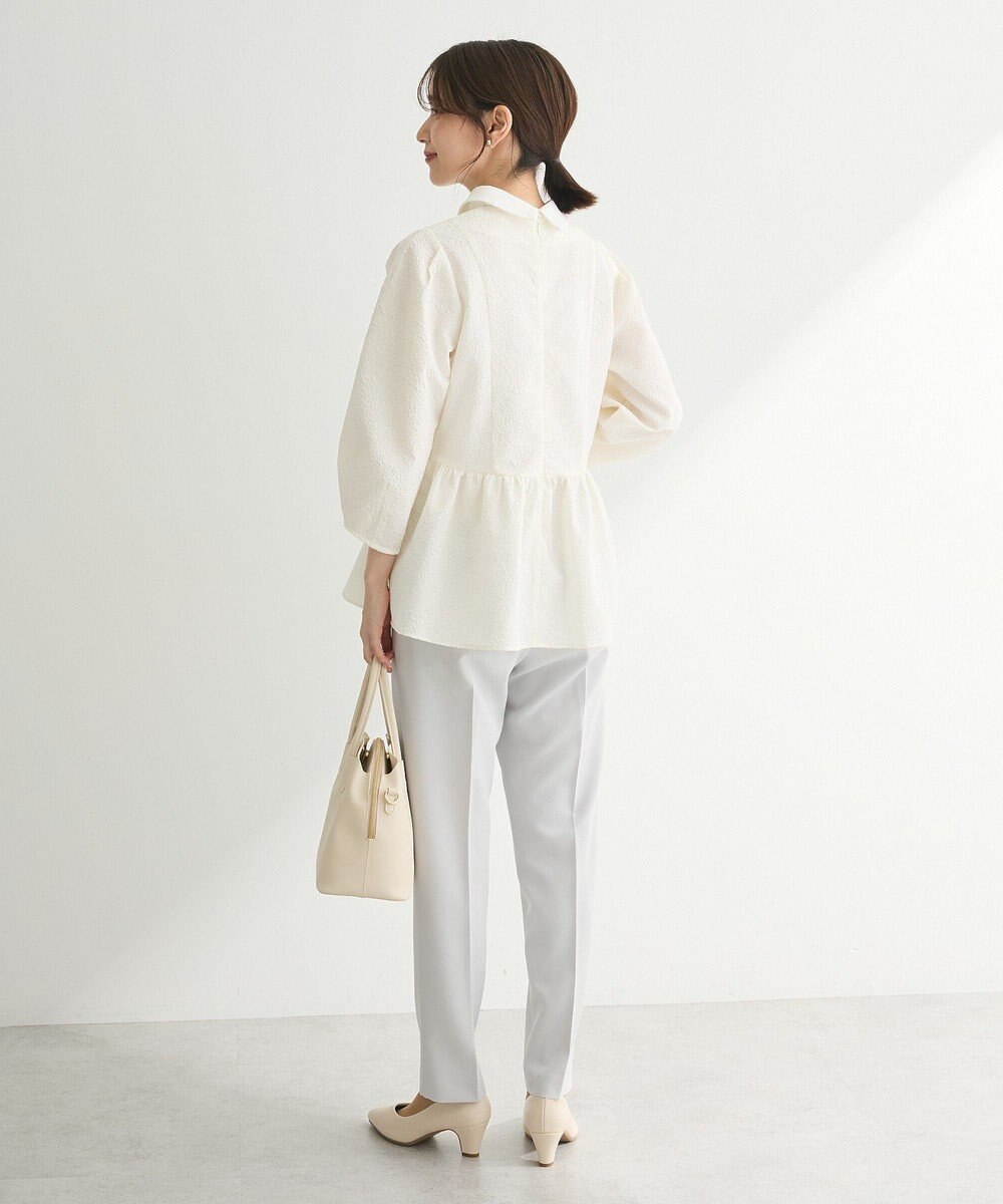 Green Parks ef-de 衿取り外しペプラムブラウス 