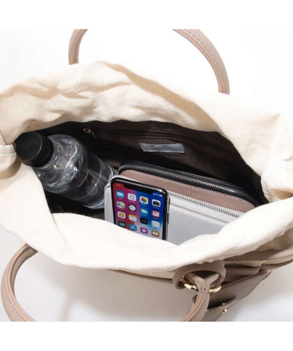 UNBILLION cachecache ポリプロピレンシートラティスバッグ 